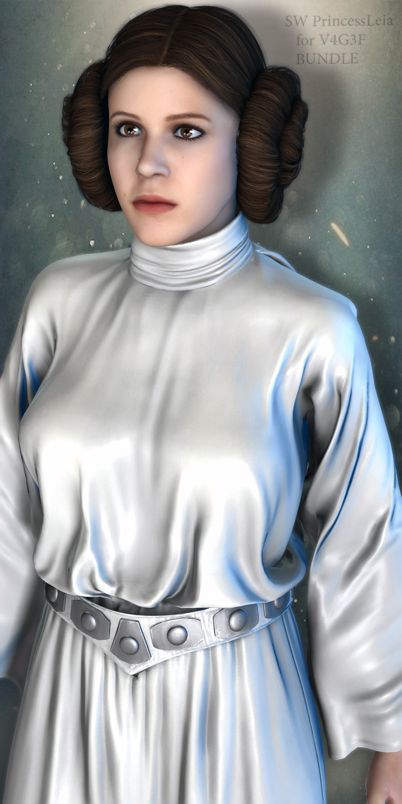SW Princess Leia Bundle for V4G3F_DAZ3D下载站