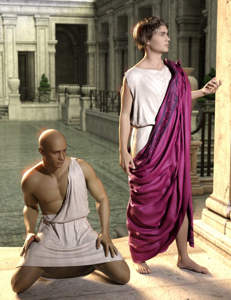SY dForce Roman Clothing Pack Genesis 8 Male_DAZ3D下载站