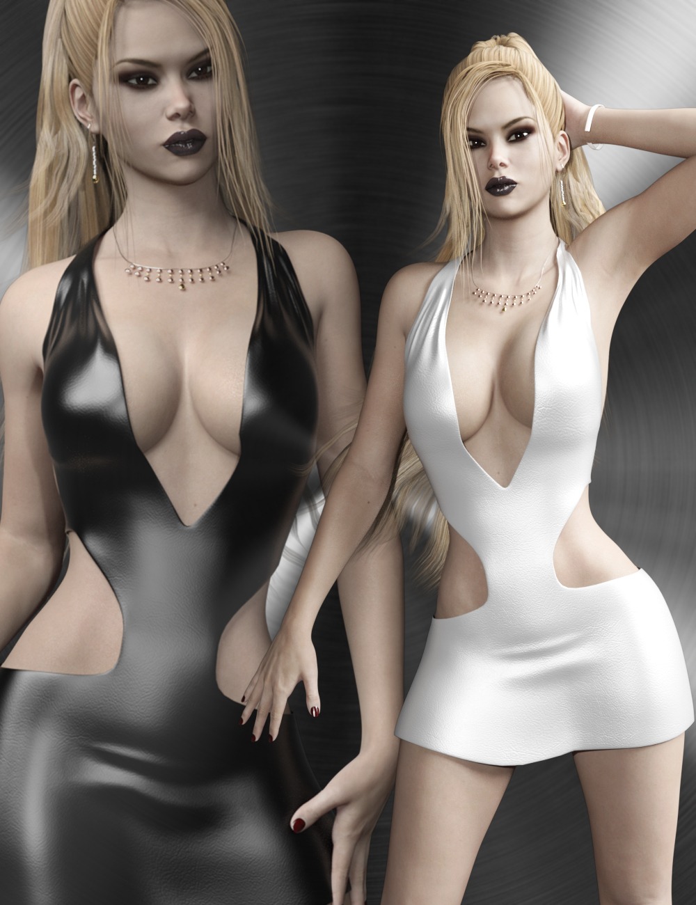 Sexy Cutouts for Genesis 3 Females_DAZ3D下载站