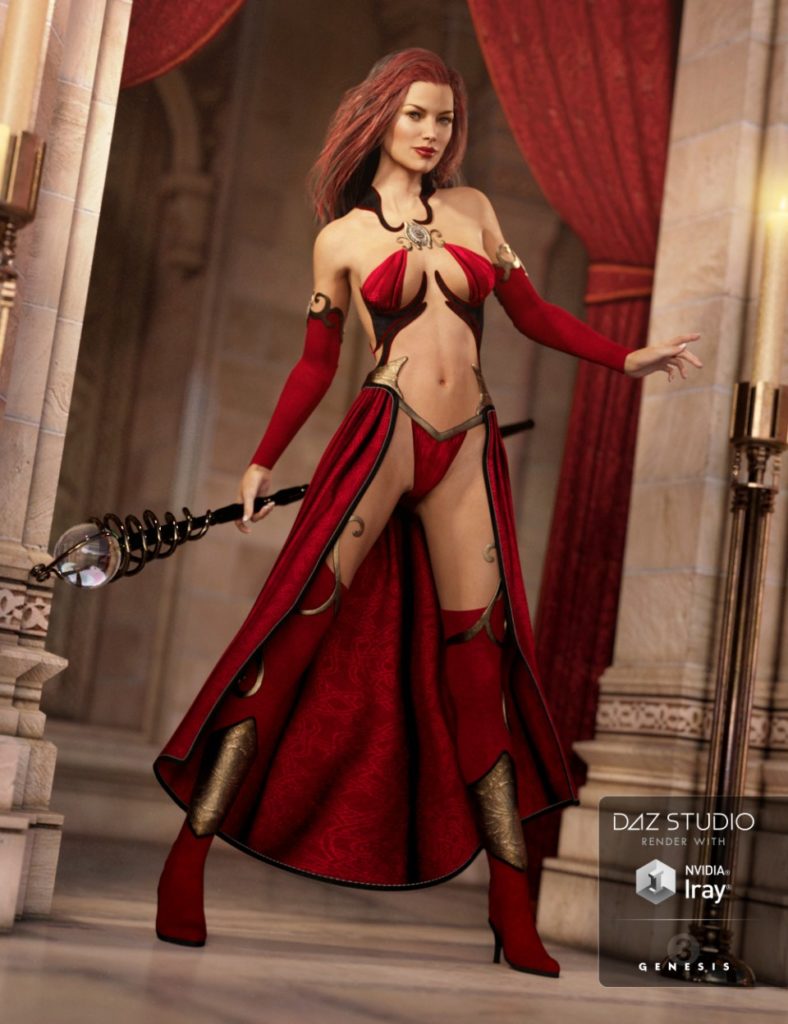 Sexy Sorceress for Genesis 3 Female(s)_DAZ3D下载站