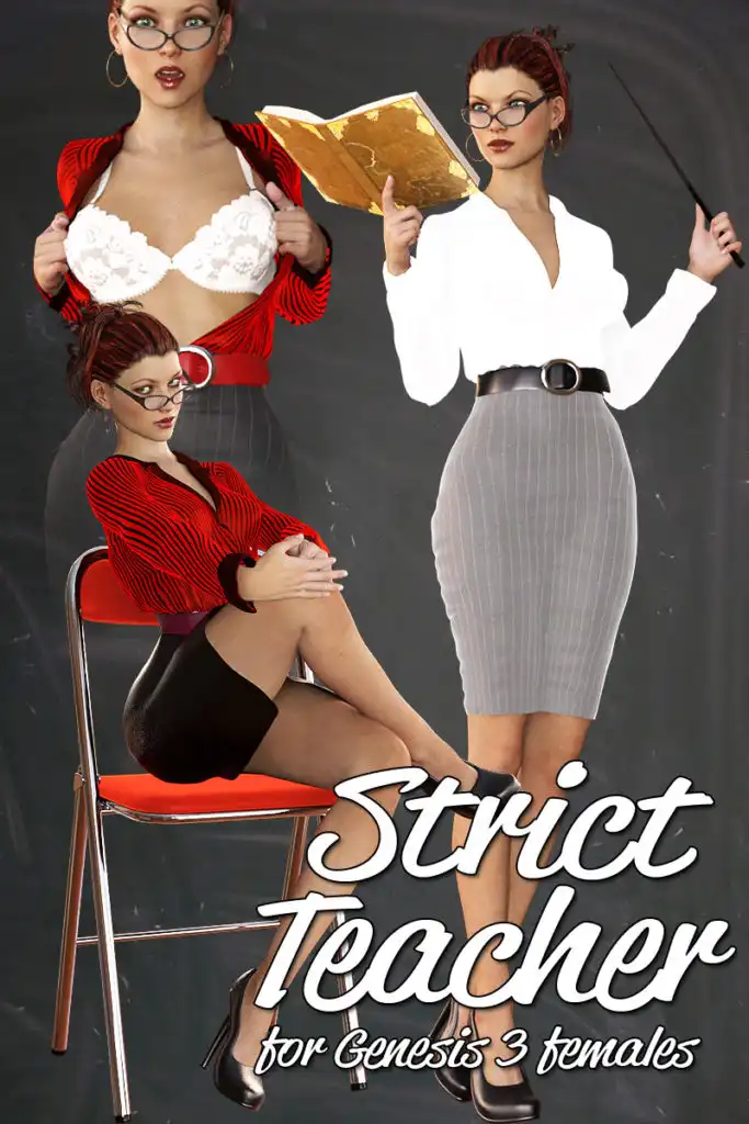 Strict Teacher for G3 Females_DAZ3DDL