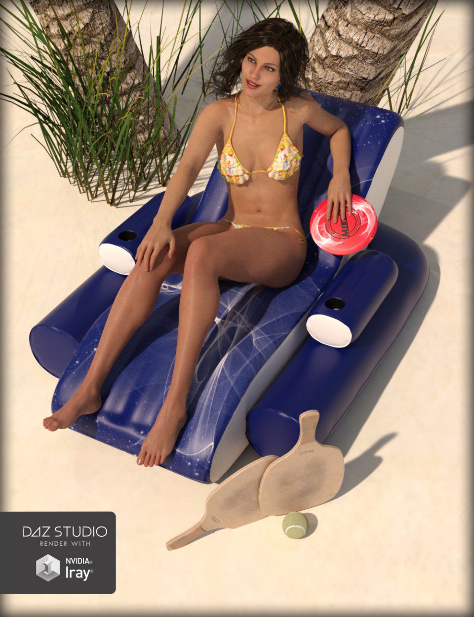 Summer Toys for Genesis 3 and 8 Male(s) and Female(s)_DAZ3D下载站