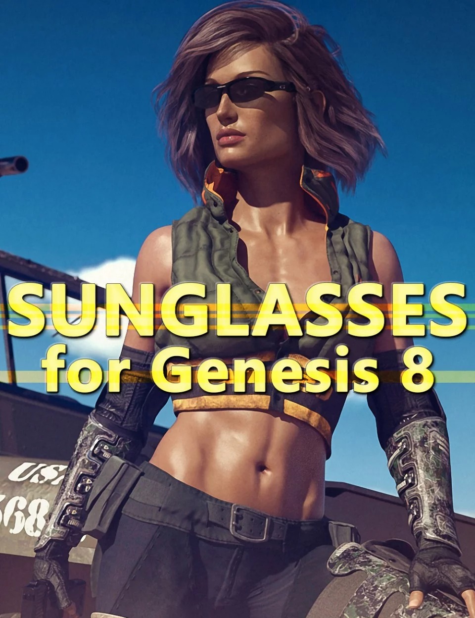 Sunglasses for Genesis 8_DAZ3DDL