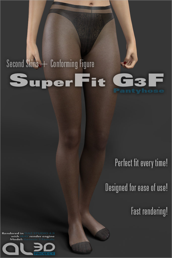 SuperFit G3F Pantyhose_DAZ3D下载站