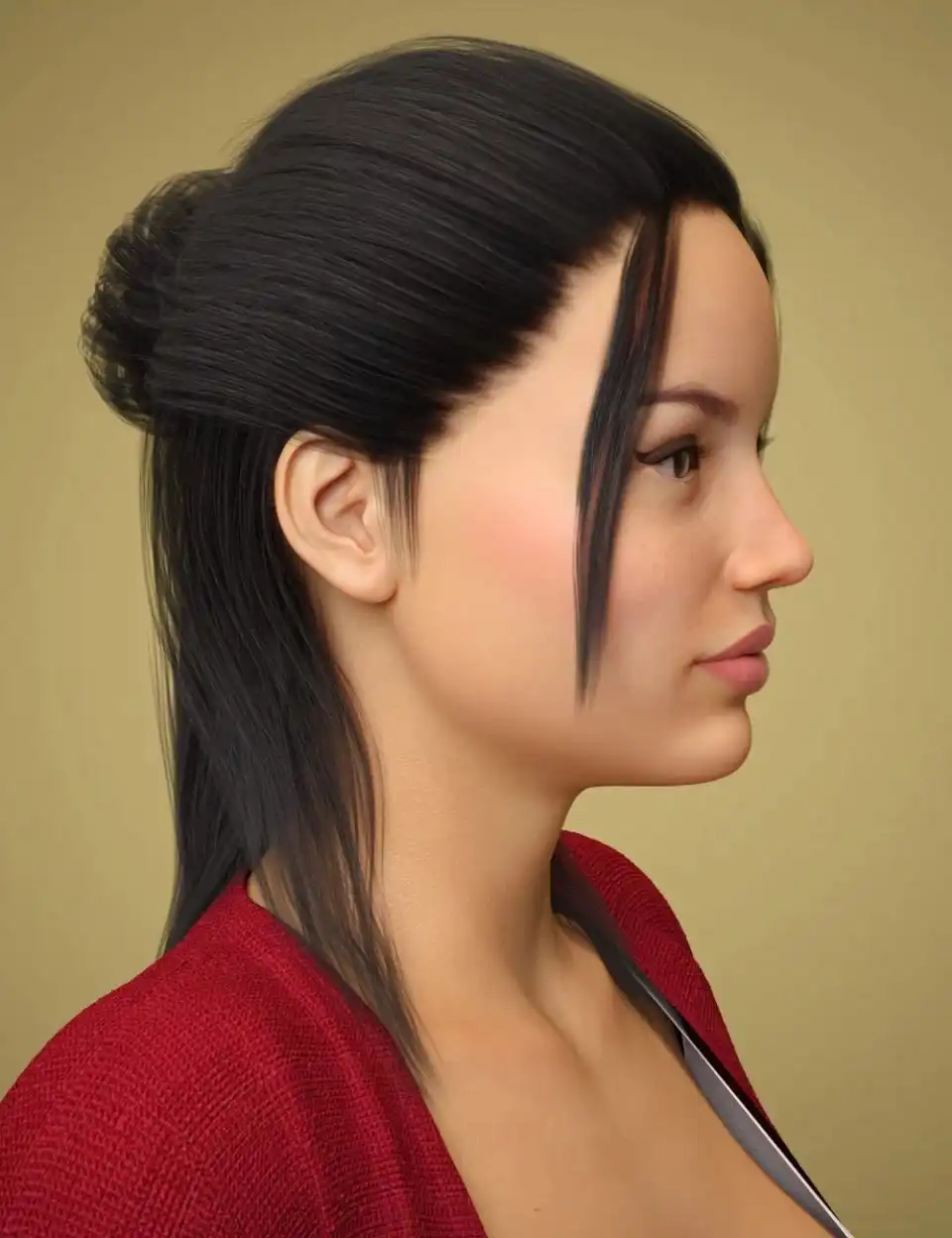Tasha Hair for Genesis 8 Female(s)_DAZ3D下载站