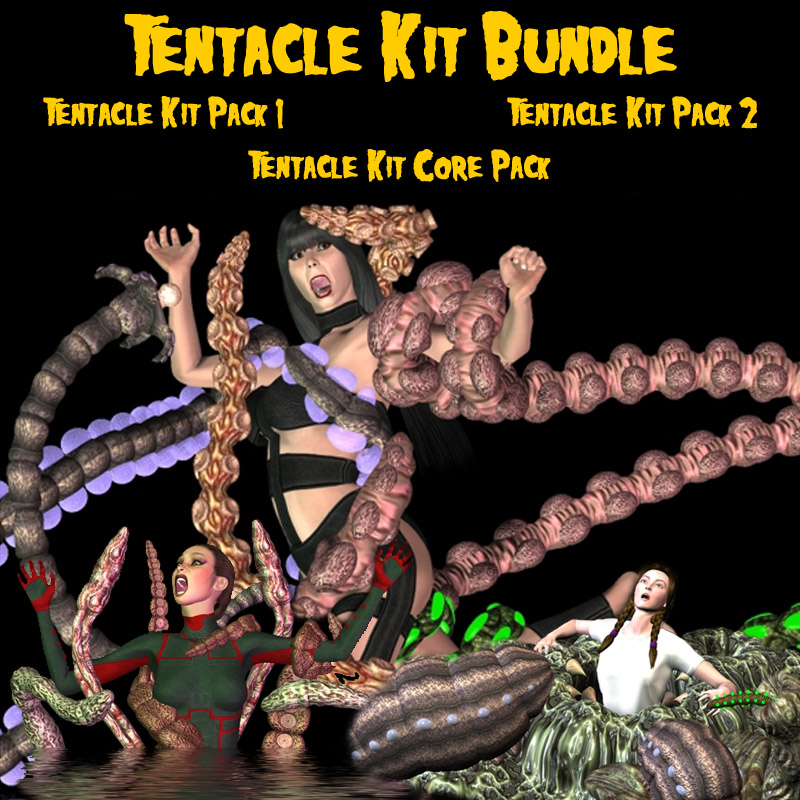 Tentacle Kit Bundle_DAZ3D下载站