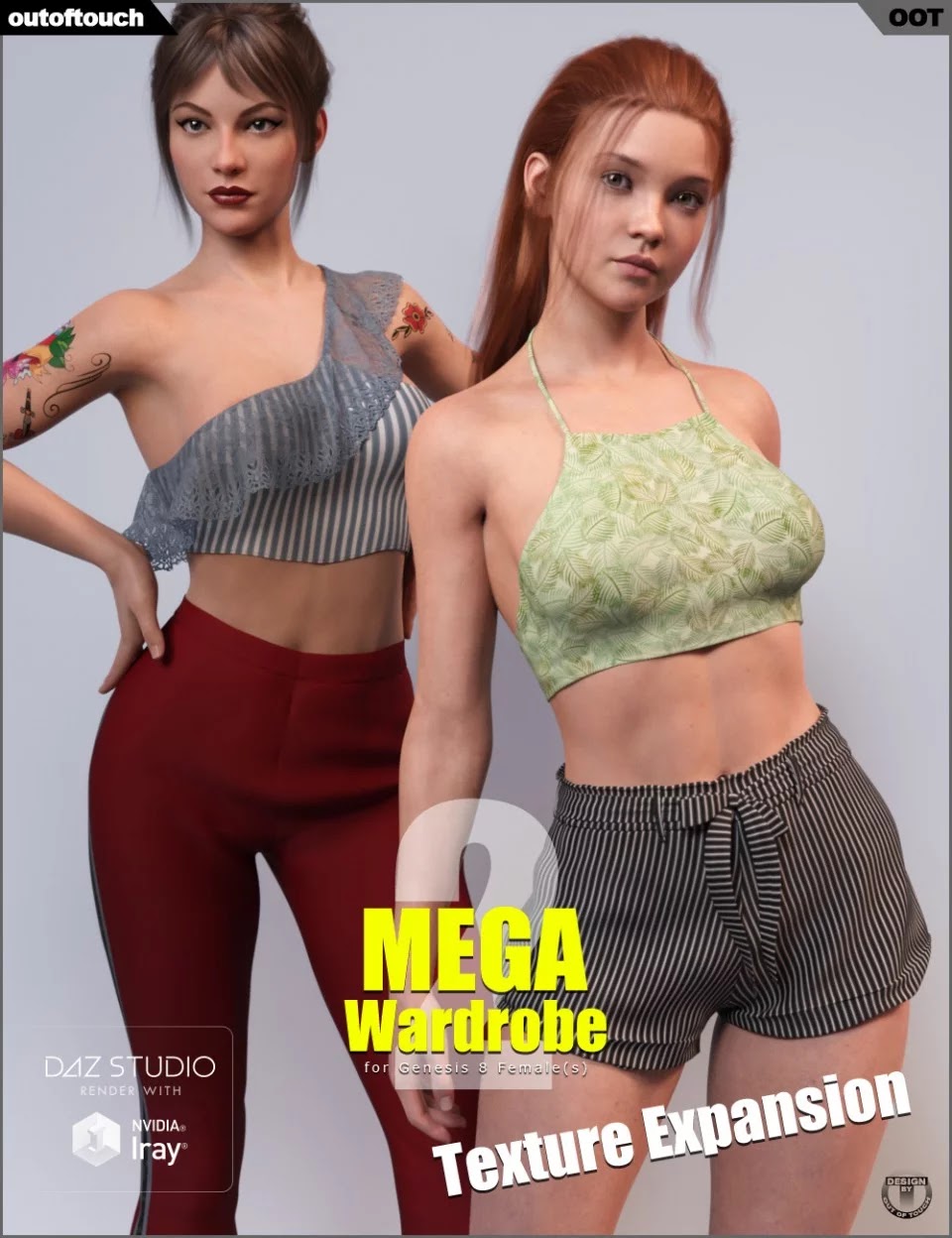 Texture Expansion for MEGA Wardrobe 2_DAZ3D下载站