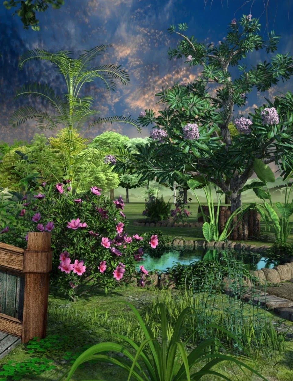 The Garden and World Project_DAZ3DDL