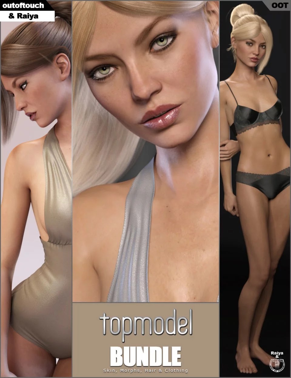 Topmodel Bundle for Genesis 3 Female(s)_DAZ3D下载站