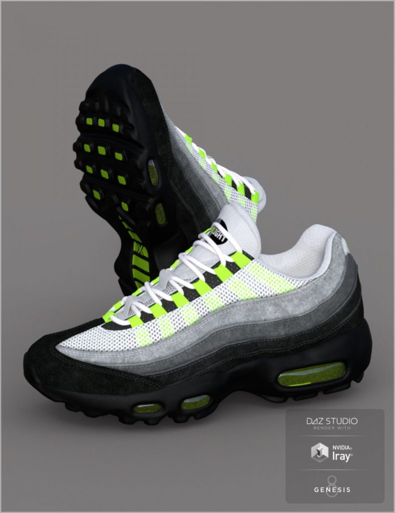 Trail Running Shoes 5 For Genesis 8 Female(s)_DAZ3D下载站