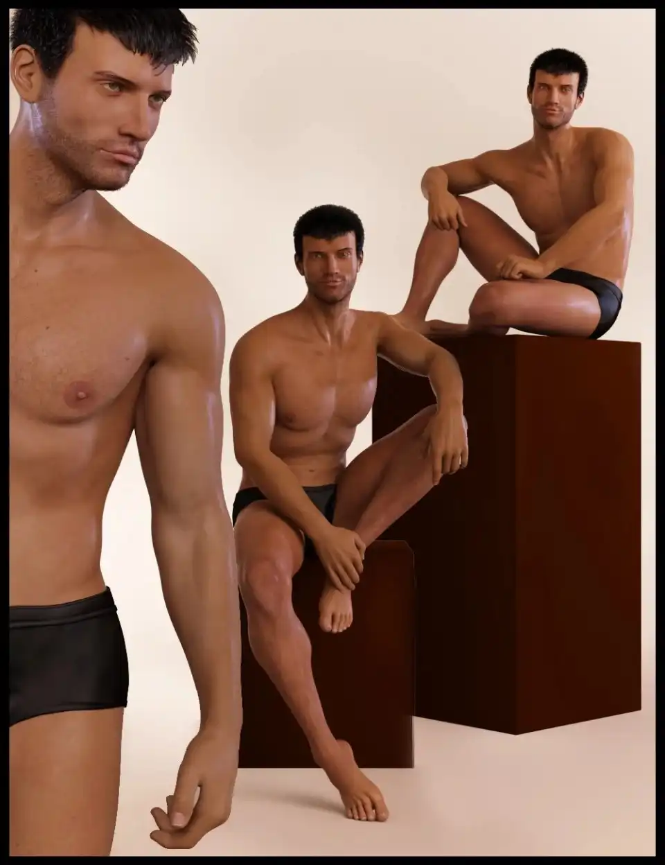 Urbane Poses for Genesis 8 Male(s)_DAZ3D下载站