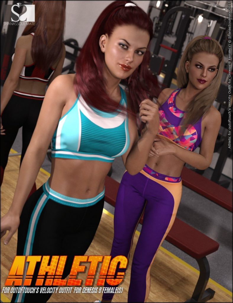 Velocity Outfit Athletic Textures_DAZ3DDL