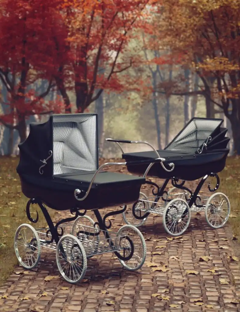 Victorian Pram_DAZ3DDL