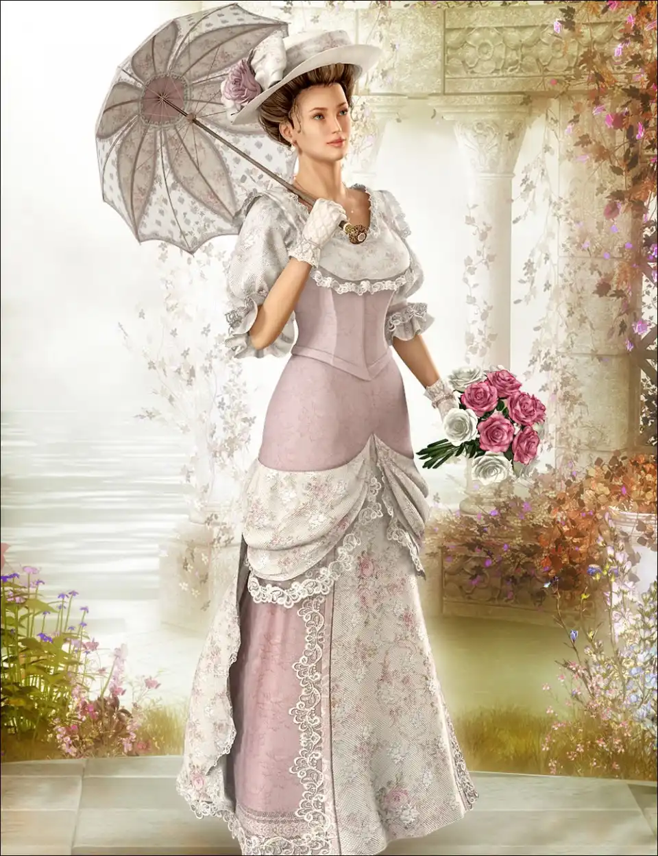 Vintage Bouquet_DAZ3DDL