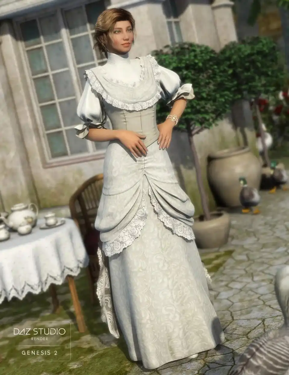 Vintage Rose for Genesis 2 Female(s)_DAZ3DDL