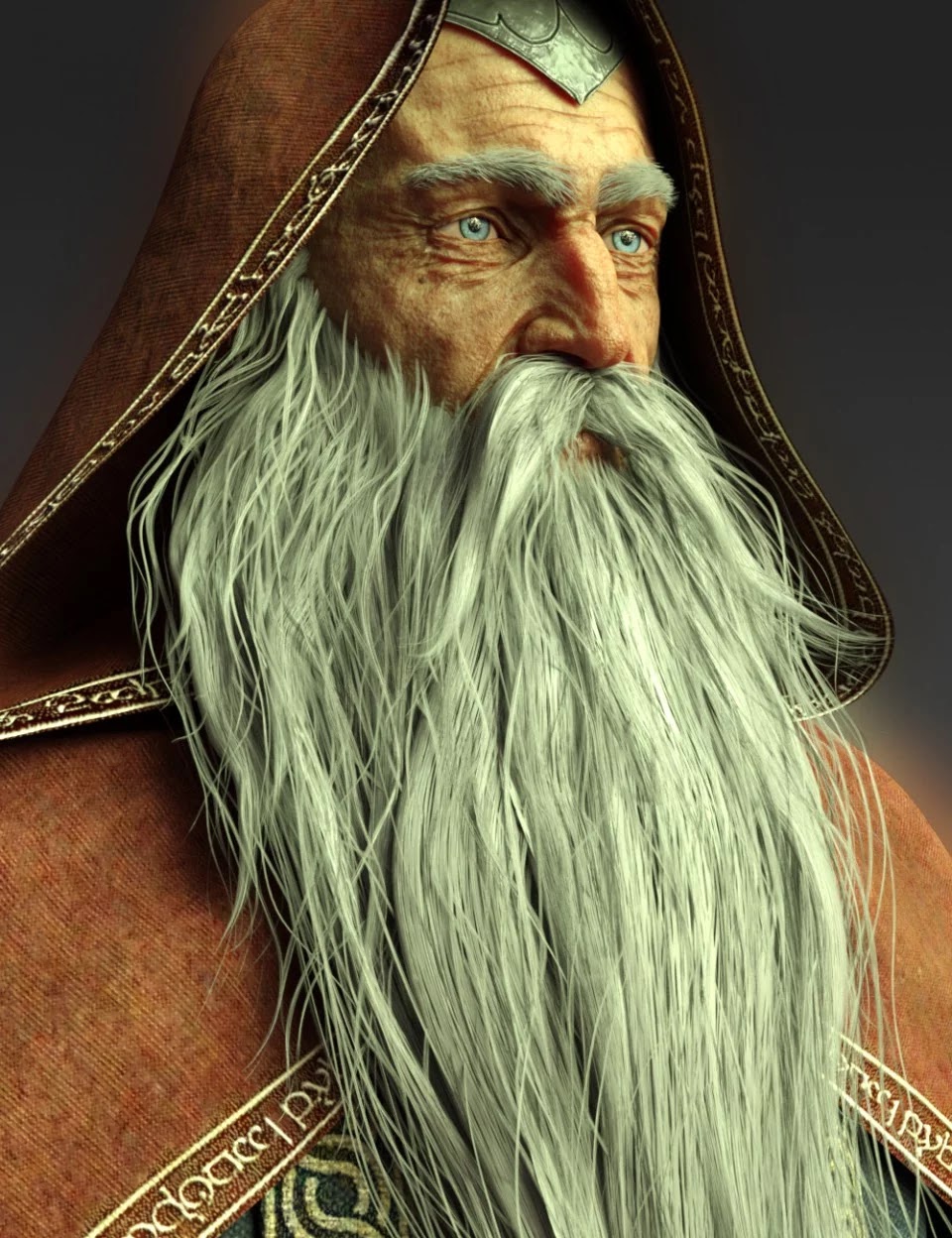 Wise Wizard Beard for Genesis 8 Male(s)_DAZ3DDL