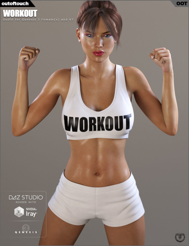 Workout Outfit for Genesis 3 Female(s) / V7_DAZ3DDL