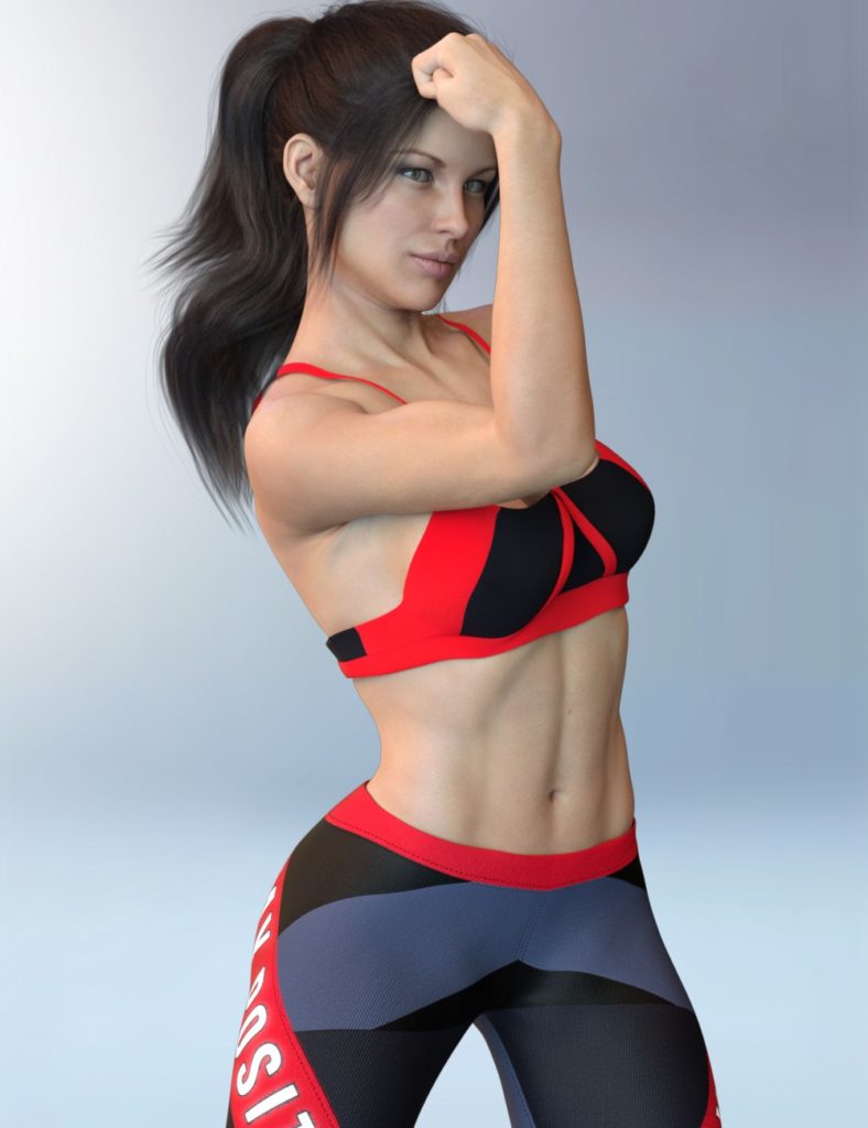 X-Fashion Activewear 02 Outfit for Genesis 8 Female(s)_DAZ3DDL