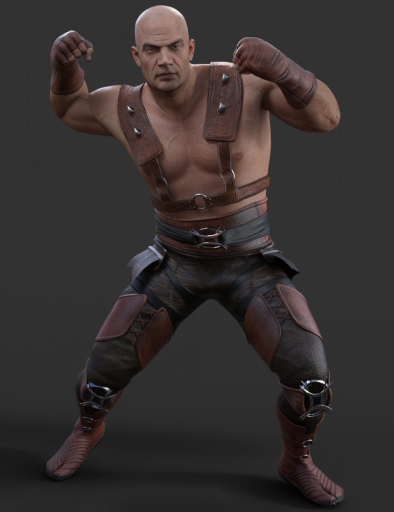 X-Fashion Combat Outfit for Genesis 3 Male(s)_DAZ3D下载站