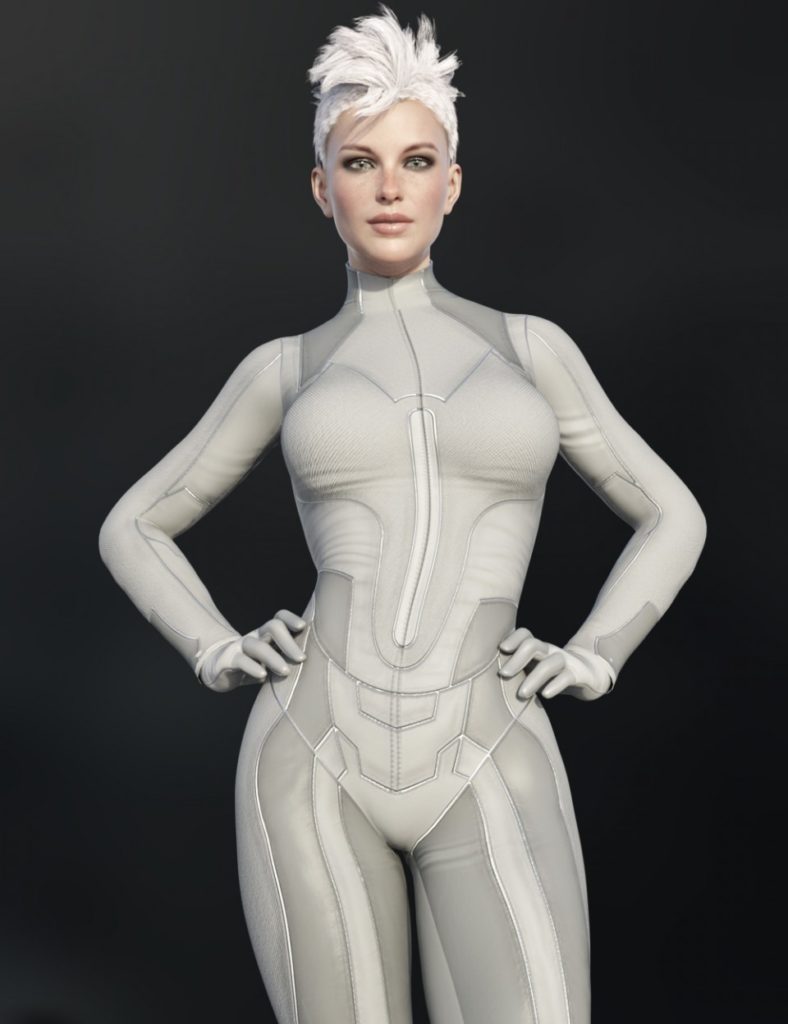 X-Fashion Sci Bodysuit 8 for Genesis 8 Female(s)_DAZ3D下载站