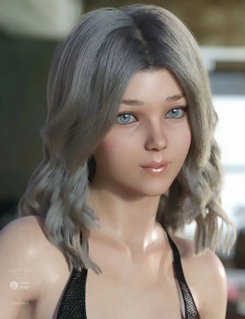 dForce Kay Hair for Genesis 3 and 8 Female(s)_DAZ3DDL