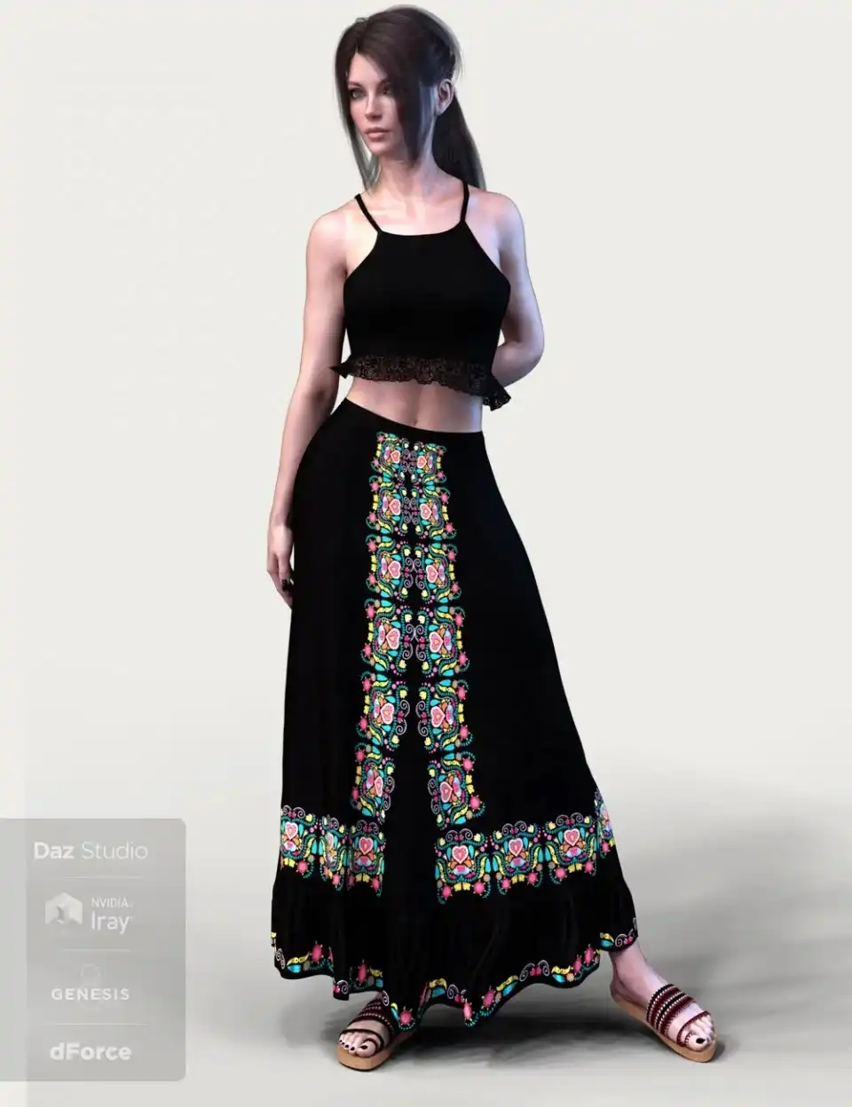 dForce X-Fashion Boho Chic Outfit 04 for Genesis 8 Female(s)_DAZ3DDL