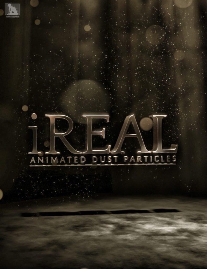 iREAL Animated Dust Particles & Bokeh_DAZ3D下载站