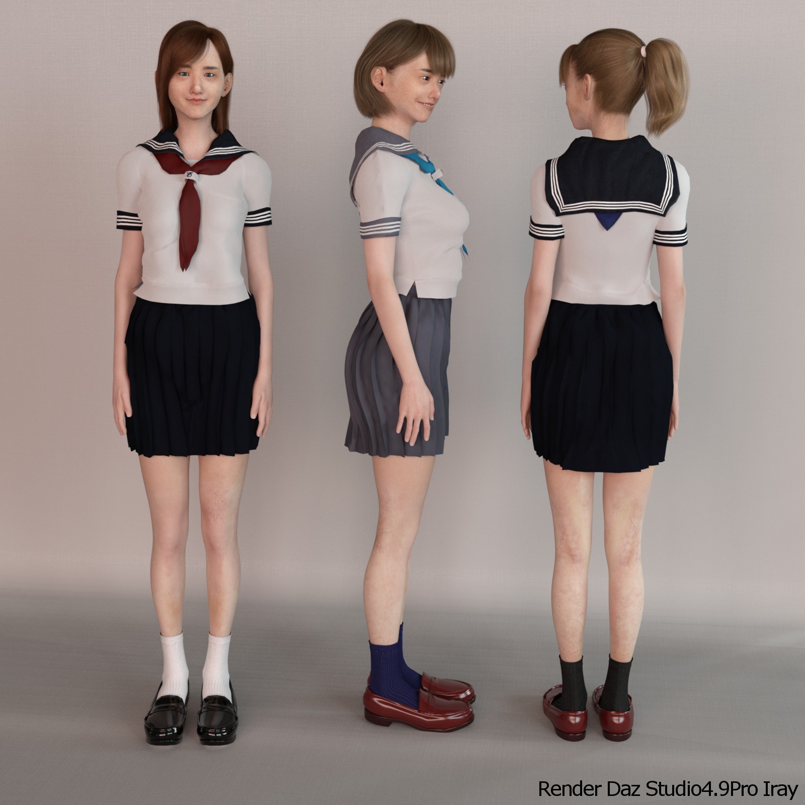 nt Sailor Outfit for G8F_DAZ3D下载站