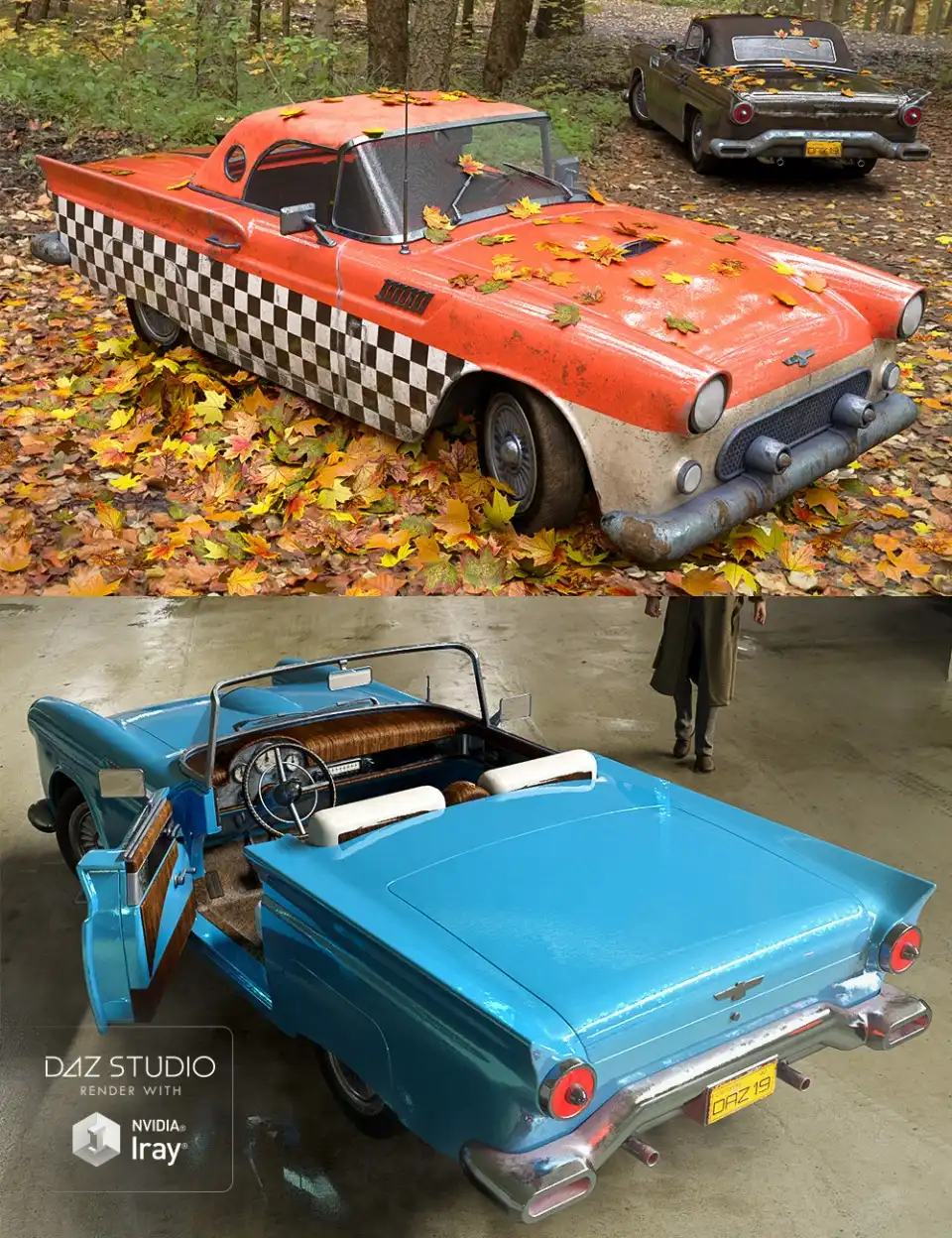1950’s Luxury Car Iray_DAZ3D下载站