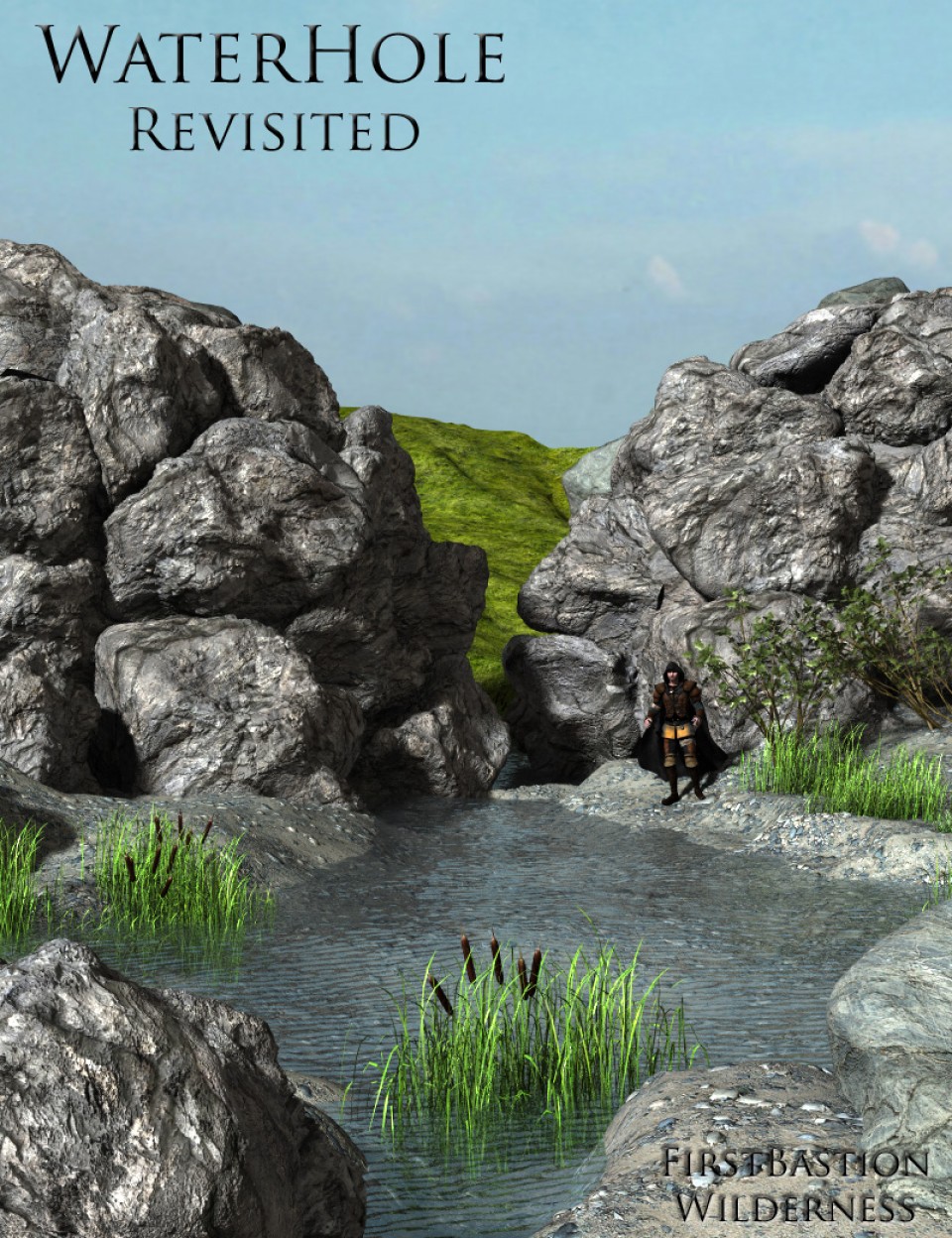 1stBastion’s Wilderness: Waterhole_DAZ3D下载站