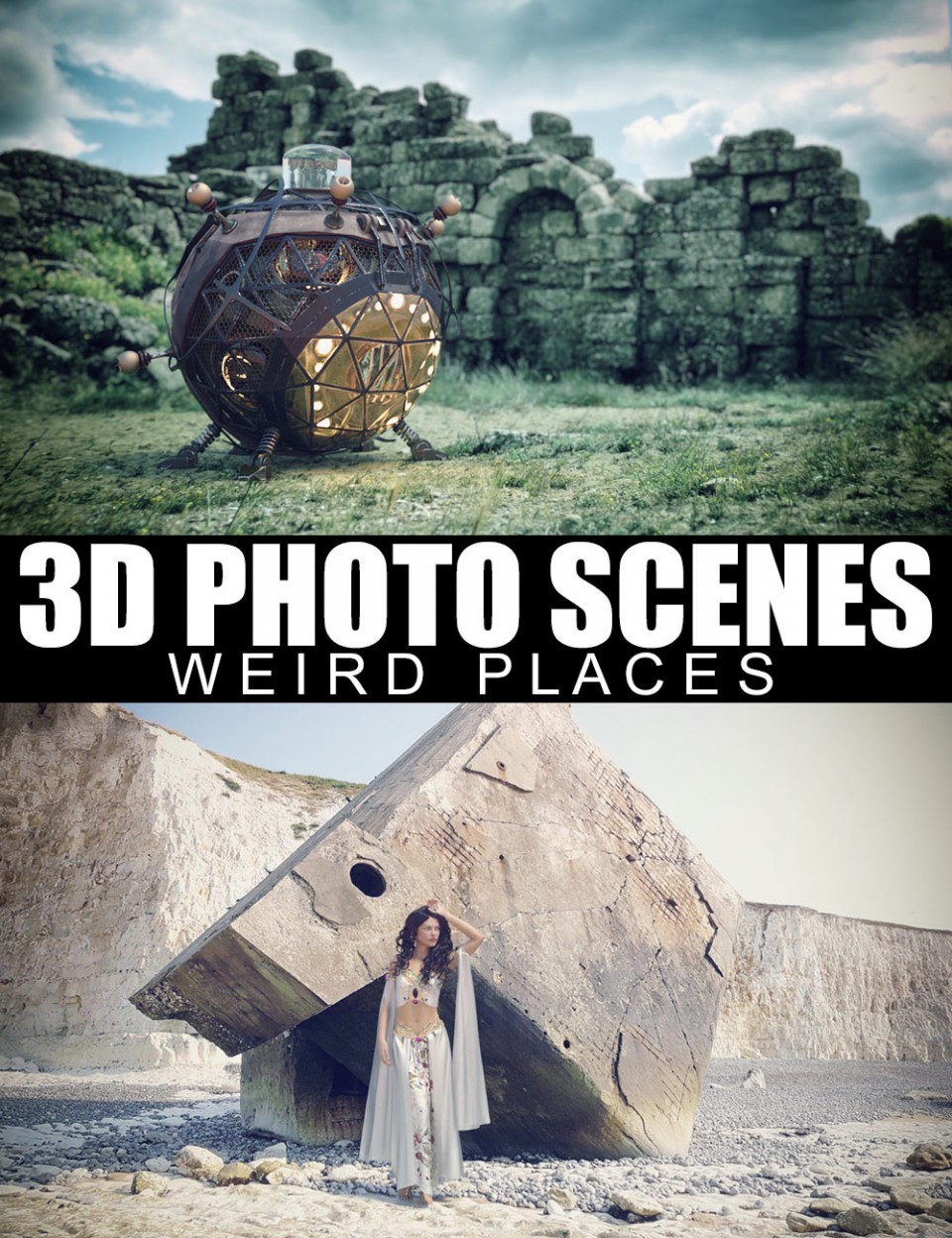 3D Photo Scenes – Weird Places_DAZ3D下载站