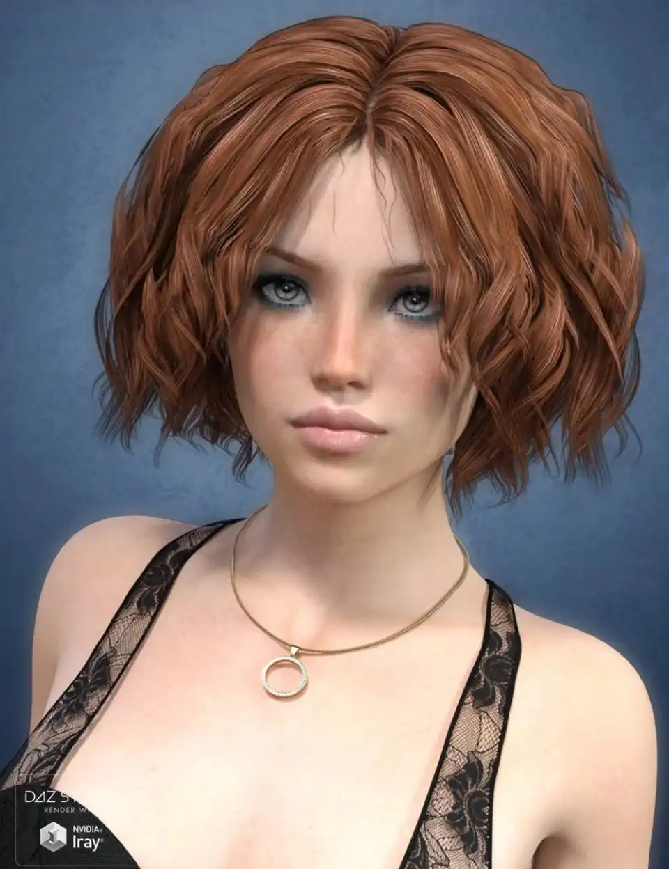Adell Hair for Genesis 3 Female(s) and Genesis 2 Female(s)_DAZ3DDL