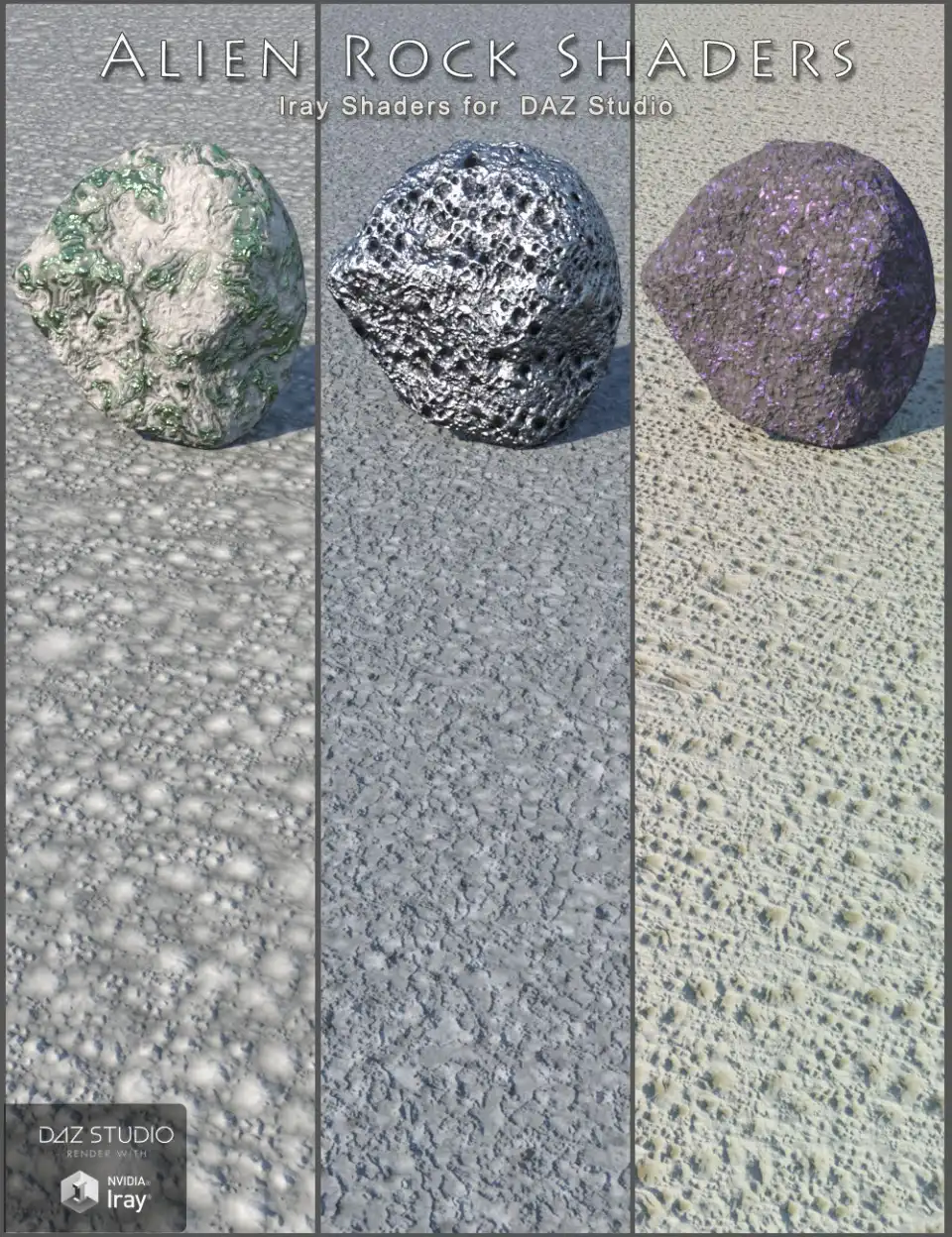 Alien Rock Shaders for DAZ Studio_DAZ3DDL