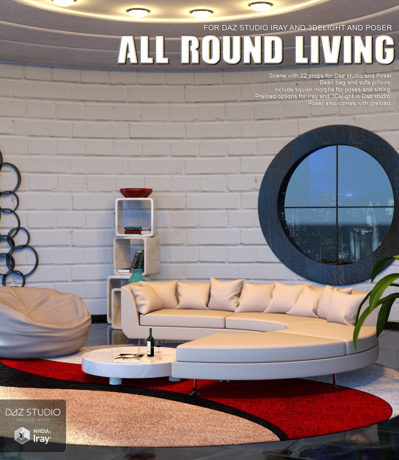 All Round Living_DAZ3D下载站
