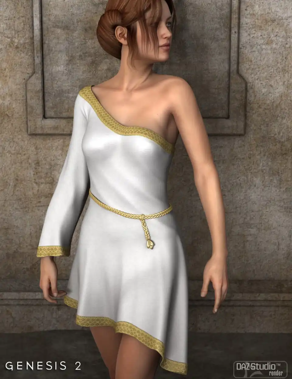 Alma Dress for Genesis 2 Female(s)_DAZ3DDL