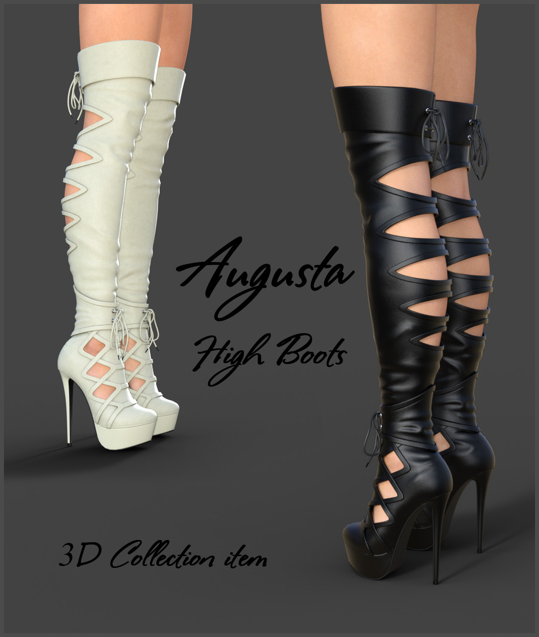 Augusta High Boots for Genesis 3 Females_DAZ3D下载站