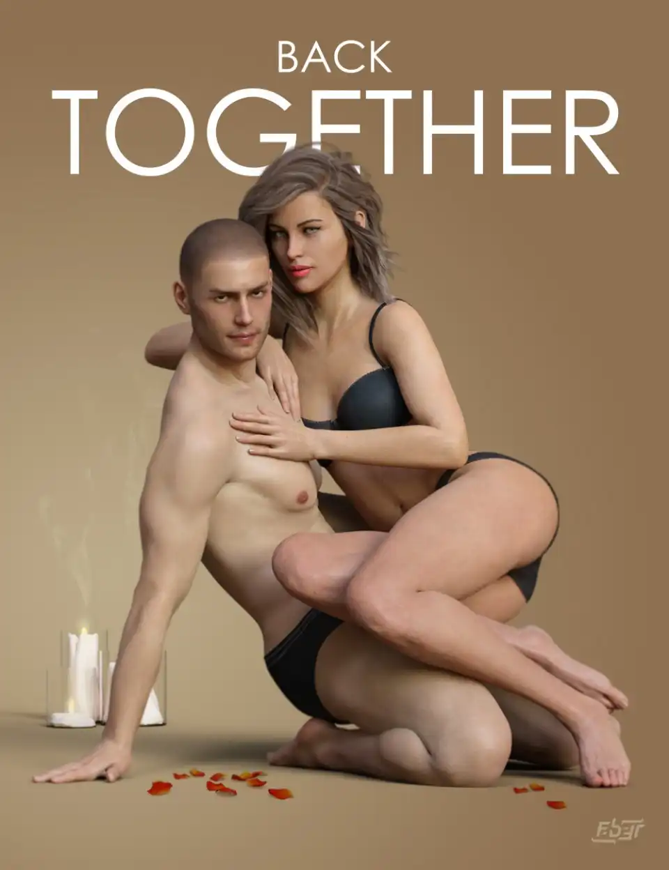 Back Together Poses for Genesis 8 Male(s) and Female(s)_DAZ3DDL
