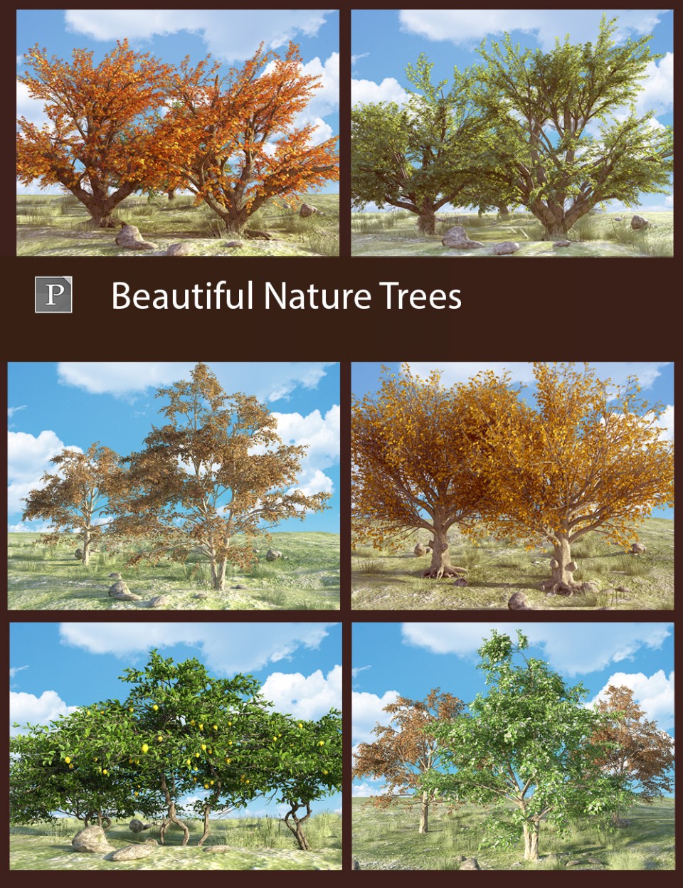 Beautiful Nature Trees_DAZ3DDL