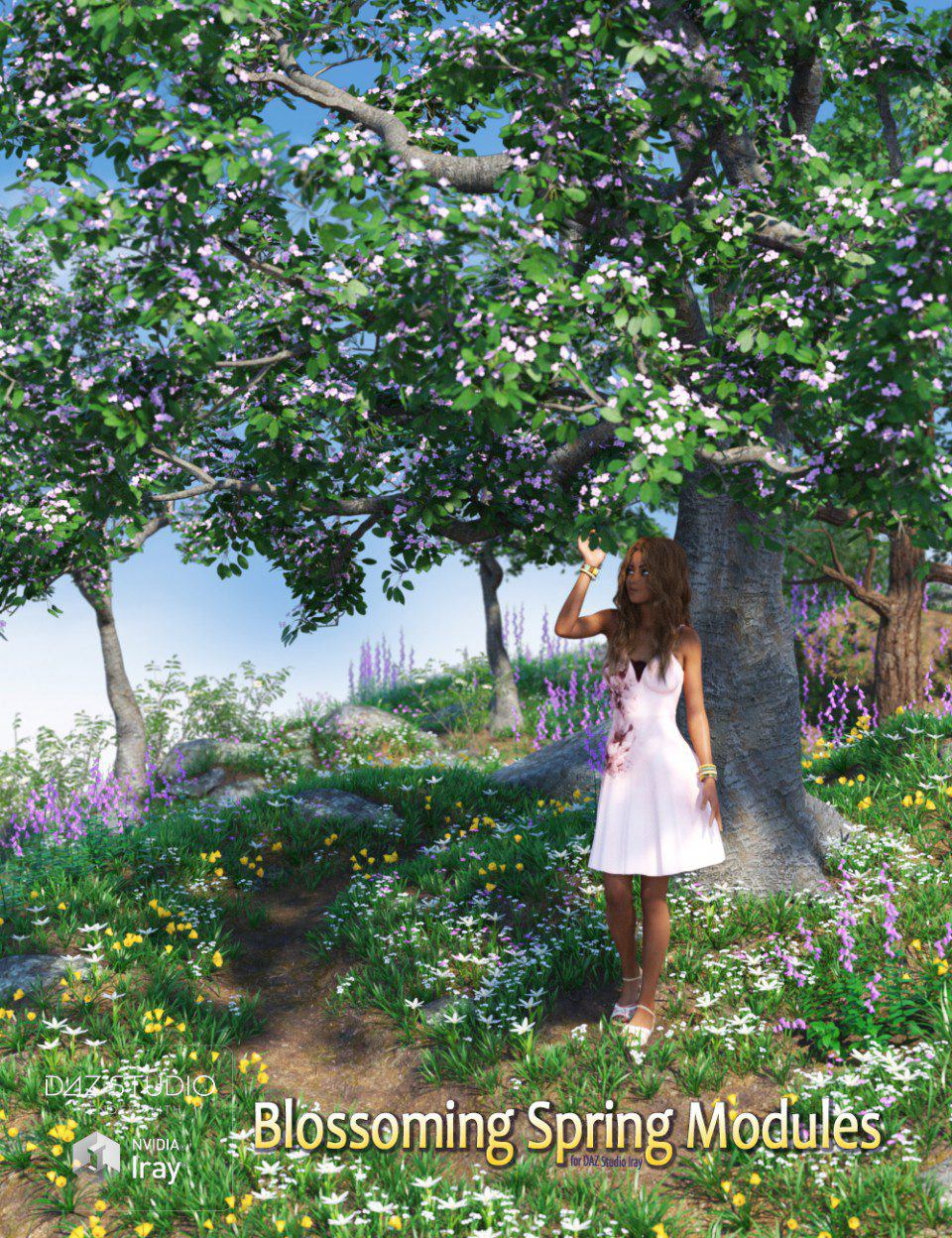 Blossoming Spring Modules_DAZ3DDL