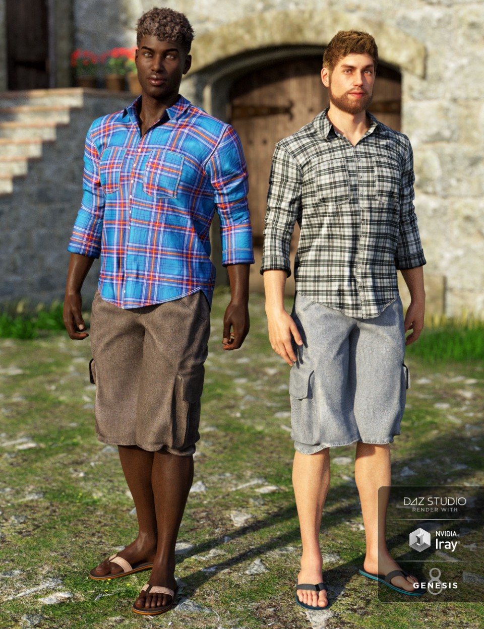 Boardwalk Casual Outfit Textures_DAZ3DDL