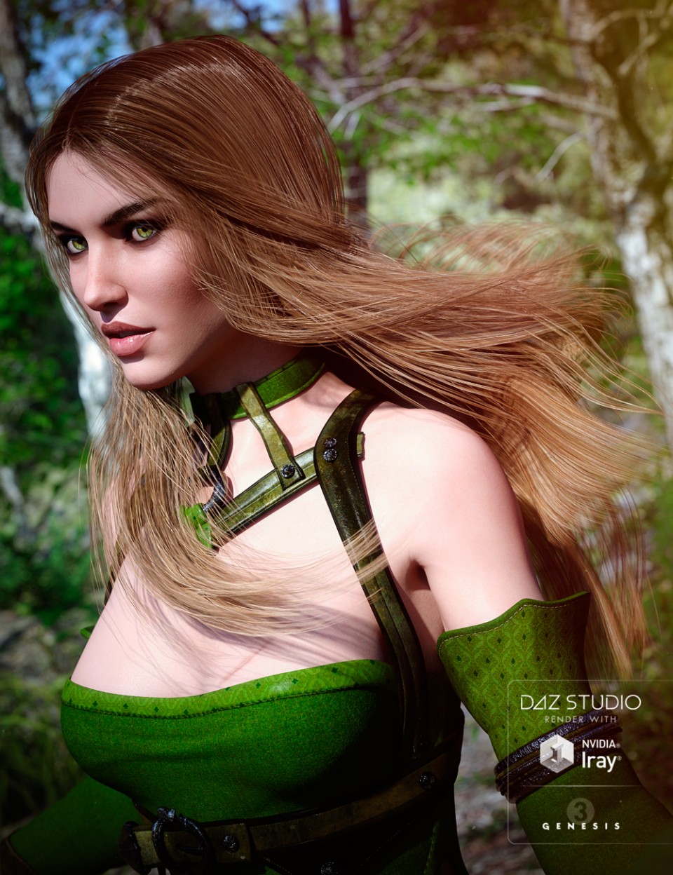 Carefree Hair + Colors for Genesis 3 Female(s)_DAZ3DDL