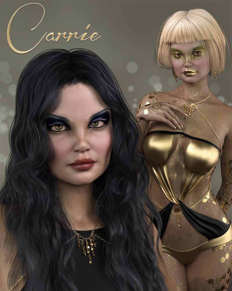 Carrie for G8F and G3F_DAZ3DDL
