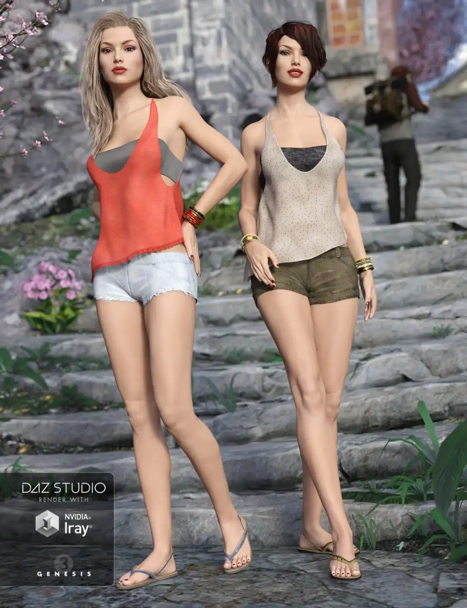 Casual Summer Textures_DAZ3D下载站