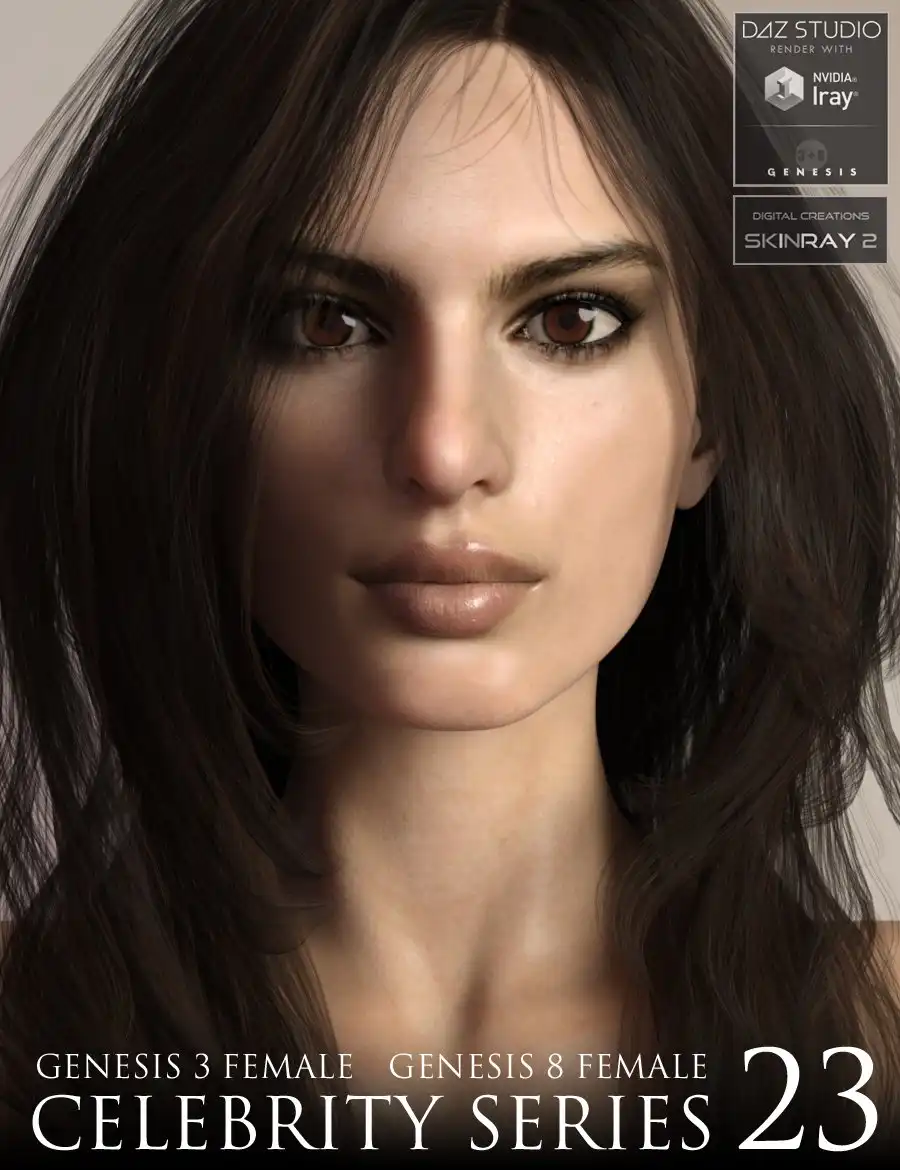 Celebrity Series 23 for Genesis 3 and Genesis 8 Female_DAZ3DDL