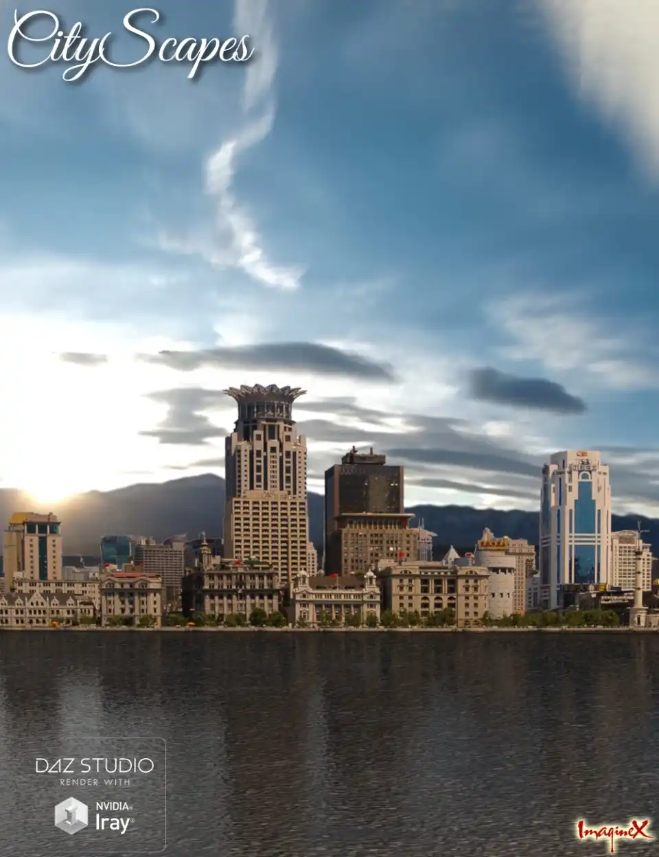 CityScapes Backdrops_DAZ3DDL