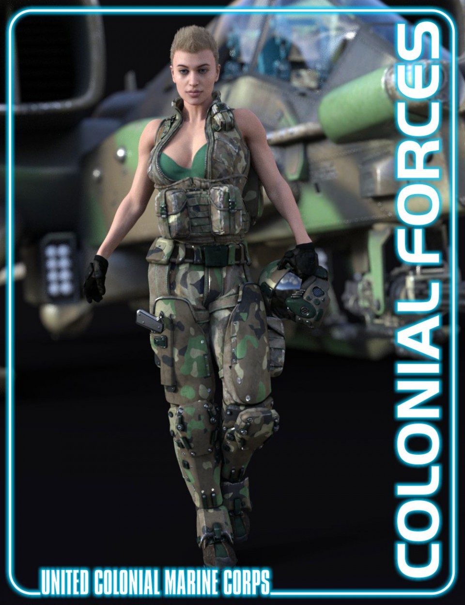 Colonial Forces Add-on for Tactical Assault Outfit for Genesis 8 Female(s)_DAZ3DDL