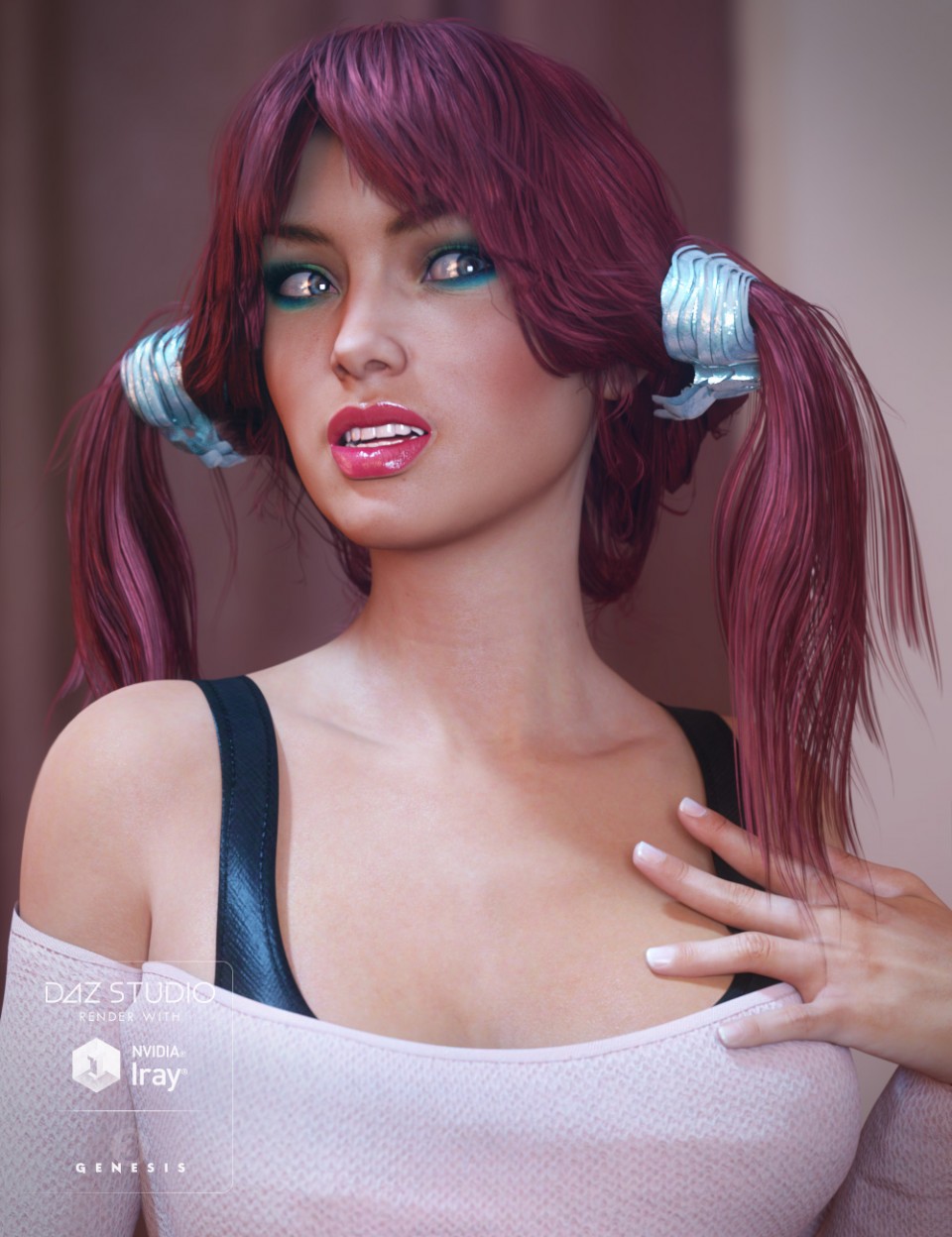 Colors for Gully Hair_DAZ3DDL