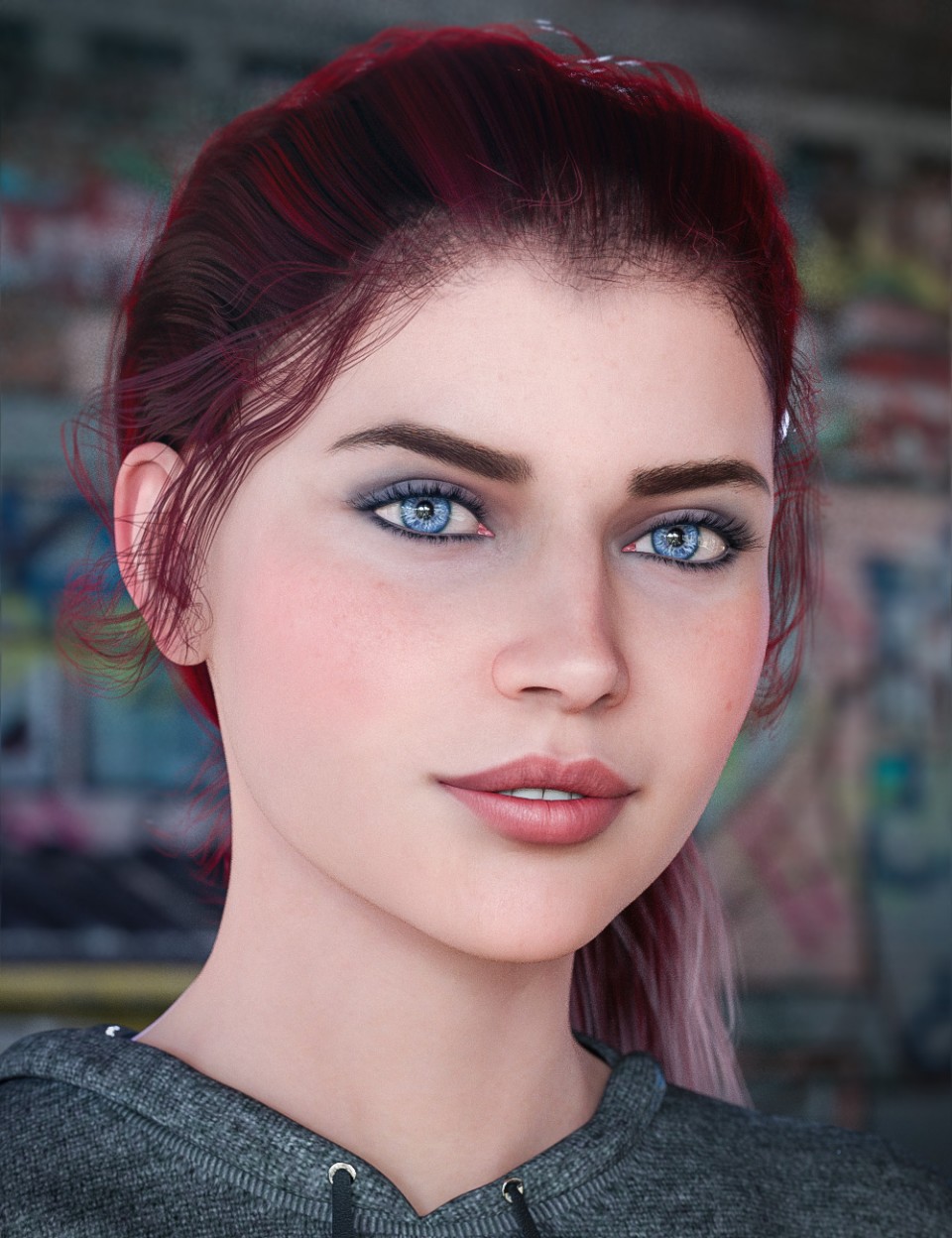 Colors for Summer Sidetail Hair_DAZ3DDL