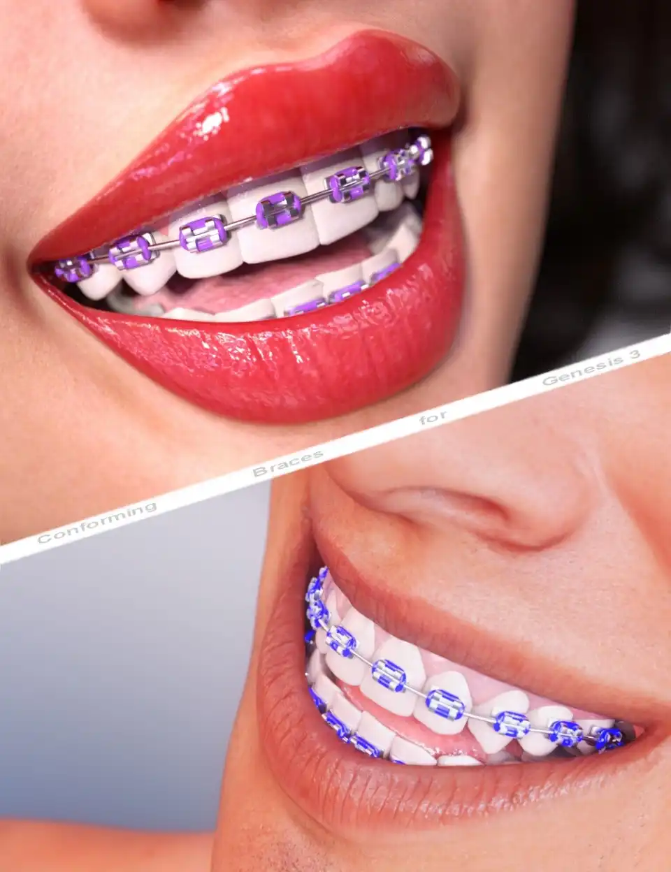 Conforming Braces for Genesis 3_DAZ3D下载站