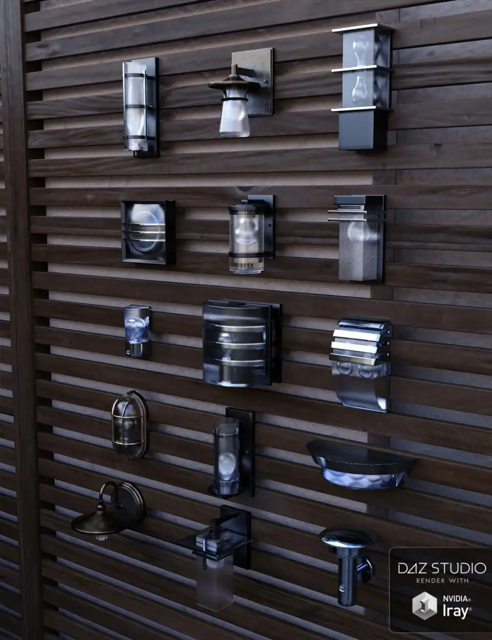 Contemporary Wall Lighting Vol 1_DAZ3DDL